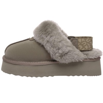Women Removable Strap Platform Slippers - Wagtail