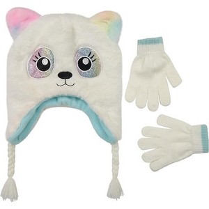 Addie & Tate Boys & Girls Winter Hat and Mittens or Gloves Set, Kids Ages 4-7 - 1 of 4