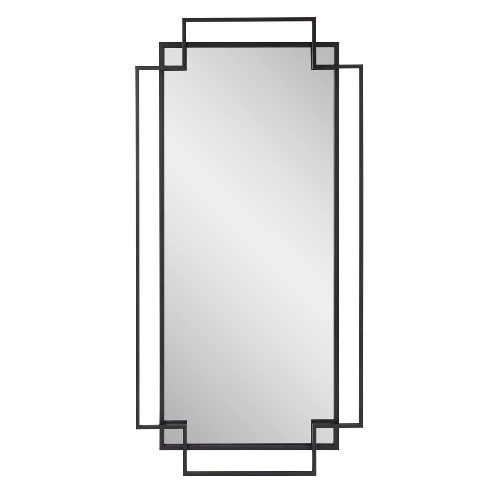 Howard Elliott 43"x26" Contessa Open Work Framed Wall Mirror: Modern Novelty Shape, No Assembly, Glass Frame