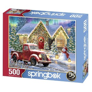 Springbok Christmas Night Lane Jigsaw Puzzle - 500pc - 1 of 4