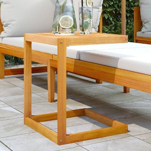 vidaXL Bistro Table Black 15.7"x27.5" Metal - 1 of 4