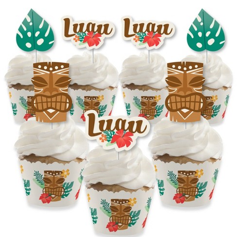 Hawaiian Luau Cupcake Stand For 24 Cupcakes Birthday Party Supplies Decorations 