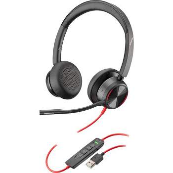 Poly Blackwire 8225 USB-A Headset - Stereo - Mini-phone (3.5mm), USB Type A - Wired - 32 Ohm - Over-the-head - Binaural - Supra-aural - 7.19 ft Cable