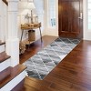 Cozy Chenille Geometric Rug, Foldable & Washable, Kid & Pet Friendly, Durable Edges for Stylish High-Traffic Spaces - 2 of 4