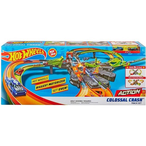 Hot Wheels Cars, Epic Crash Dash Track Set