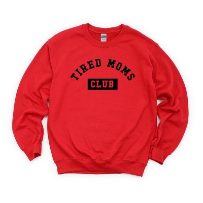 Simply Sage Market Women's Graphic Sweatshirt Tired Moms Club