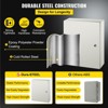 VEVOR NEMA Steel Case, 20x16x6'' NEMA 4X Metal Electric Enclosure, IP66 Water & Dust Resistant, Includes Mounting Plate, Gray-white - 4 of 4