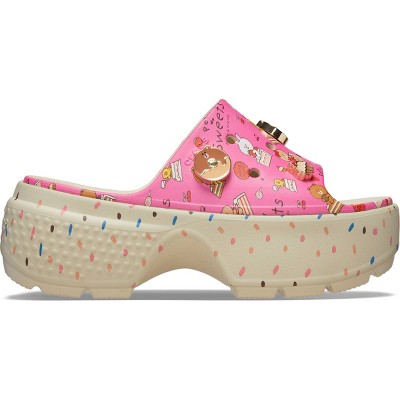 Crocs Adult Line Friends Stomp Slide Platform Sandals