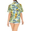 LA LEELA Hawaiian Shirts Womens Floral Summer Beach Party Blouses Shirt TShirts Short Sleeve Vacation Shirts Blouses for Women - 2 of 4