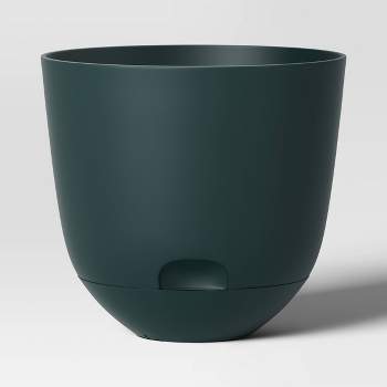Self-Watering Plastic Indoor Outdoor Planter Pot Fern Shower 8"x8" - Room Essentials™