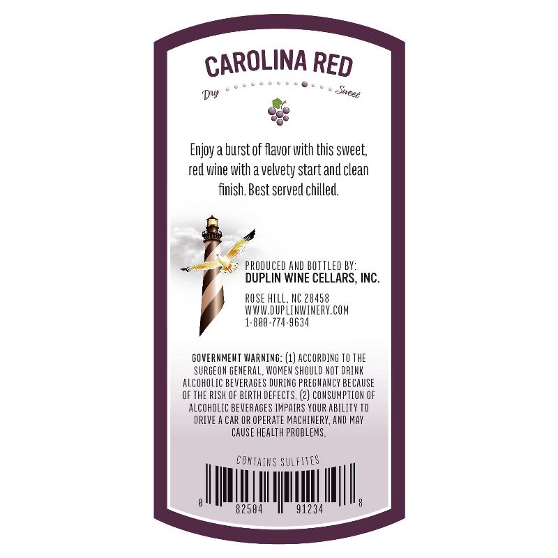 Duplin Carolina Red Blend Red Wine - 750ml Bottle, 5 of 6