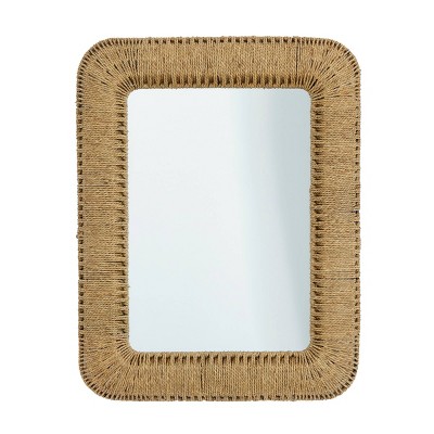 Bohemian Iron Decorative Wall Mirror Brown - Olivia & May