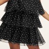 Women's Mini Polka Dot Tiered Mini Dress -  kate spade new york x Target Black/White - 4 of 4