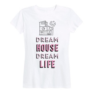 Women's - Barbie - Dream House Dream Life Short Sleeve Graphic T-Shirt - 1 of 4