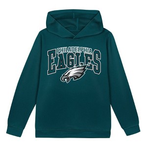 NFL Philadelphia Eagles Toddler Boys' Poly Fleece Hooded Sweatshirt - 1 of 1