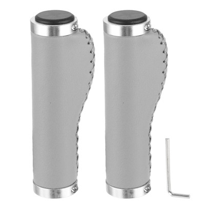 Unique Bargains Non-Slip PU Fit 7/8" Mountain Road MTB Scooter Bike Handlebar Grips 1 Pair 5.31"