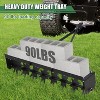 32" Tow Behind Spike Aerator, Tow Behind Lawn Plug Aerator with Soil Penetrator Spikes for Lawn, Yard and Garden - 2 of 4