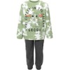 Star Wars Mandalorian Baby Yoda Raglan Sweatshirt & Pants Green - 4 of 4