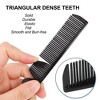 Unique Bargains Women's Travel Plastic Dual Head Toothed Foldable Hairdressing Hair Comb Brush 1 Pc - 4 of 4