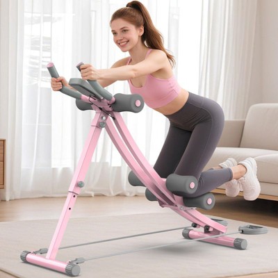 GIKPAL Foldable Ab Machine, Ab Workout Equipment for Home Gym,Core & Abdominal Trainer Fitness Equipment Max 440lbs