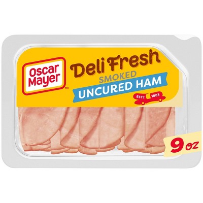 Oscar Mayer Deli Fresh Smoked Uncured Ham - 9oz