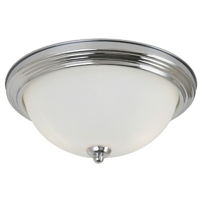 5.5" Geary One Light Ceiling Flush Mount Chrome - Sea Gull Lighting