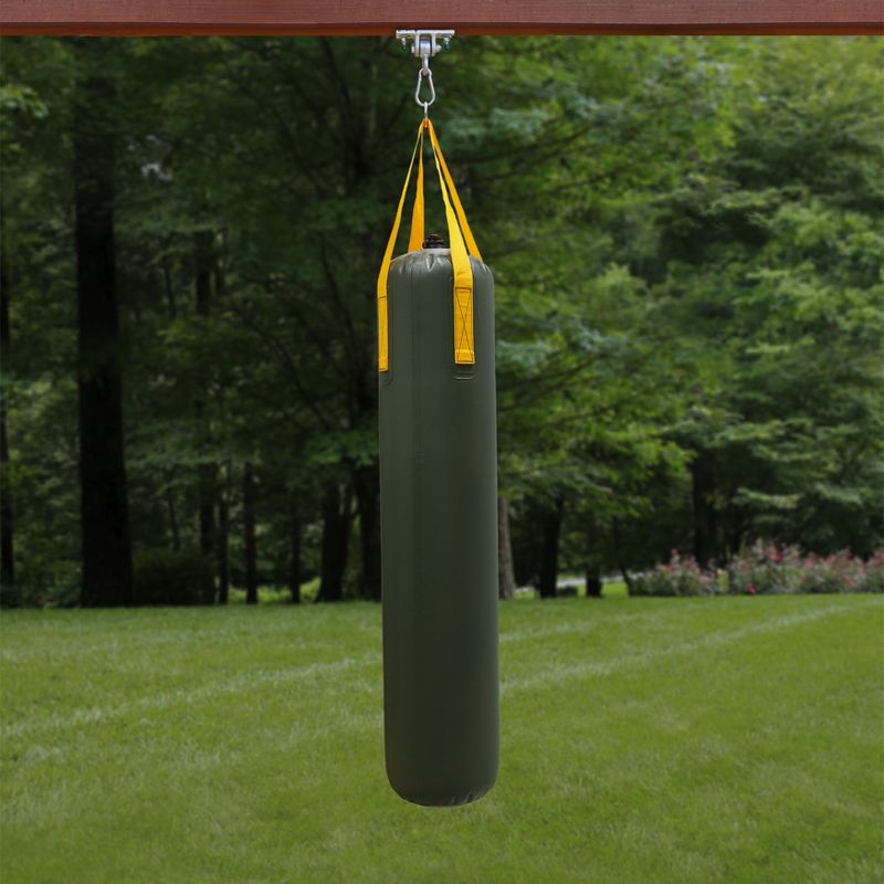Gorilla Playsets Punching Bag - Green with Yellow Straps, 3 of 6