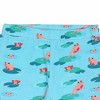 Ola! Otter Girl Leggings - Frog & Lotus-Blue - 4 of 4