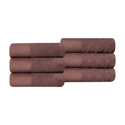 Premium Cotton Herringbone Medium Weight Bathroom Towel Set by Blue Nile Mills
