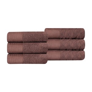 Premium Cotton Herringbone Medium Weight Bathroom Towel Set by Blue Nile Mills - 1 of 4