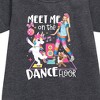 JoJo Siwa Meet Me On The Dance Floor Graphic Short Sleeve Fleece Dress - Heather Charcoal - 3T - 2 of 2