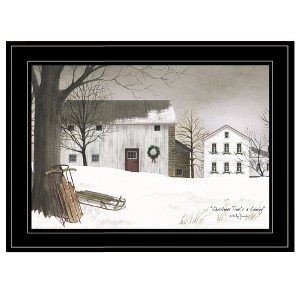 "Christmas Time is coming" by Billy Jacobs Ready to Hang Holiday Framed Print, Black Frame - 1 of 1