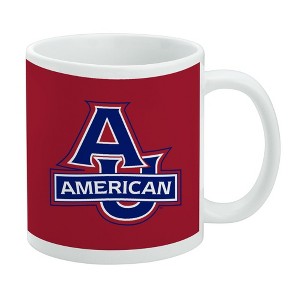 American University Primary Logo Ceramic Coffee Mug, Novelty Gift Mugs for Coffee, Tea and Hot Drinks, 11oz, White - 1 of 4