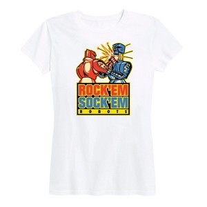 Women's - Rock 'Em Sock 'Em Robots - Rock 'Em Sock 'Em Robots Short Sleeve Graphic T-Shirt - 1 of 4
