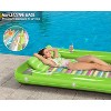 Jasonwell 4‑in‑1 Inflatable Tanning Lounger — Sun Tan Tub & Pool Raft, Water‑Filled Mat/Pad for Adults & Kids (XXL) - Lime w reflective base - 3 of 4