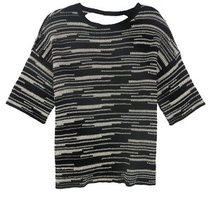 Eileen Fisher Womens Organic Printed Pullover Sweater - 1 of 2