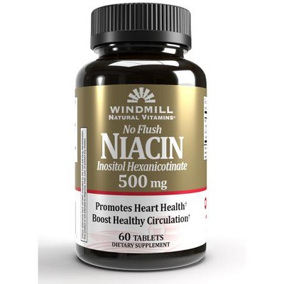 WINDMILL NIACIN-NO FLUSH 500MG 60CT