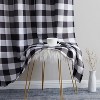 HLC.ME Hilltop Buffalo Check Textured Light Filtering Grommet Lightweight Window Curtain Panels - Set of 2 - 4 of 4