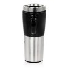 Mr. Coffee 16oz Stainless Steel and Stoneware Travel Mug - 2 of 4