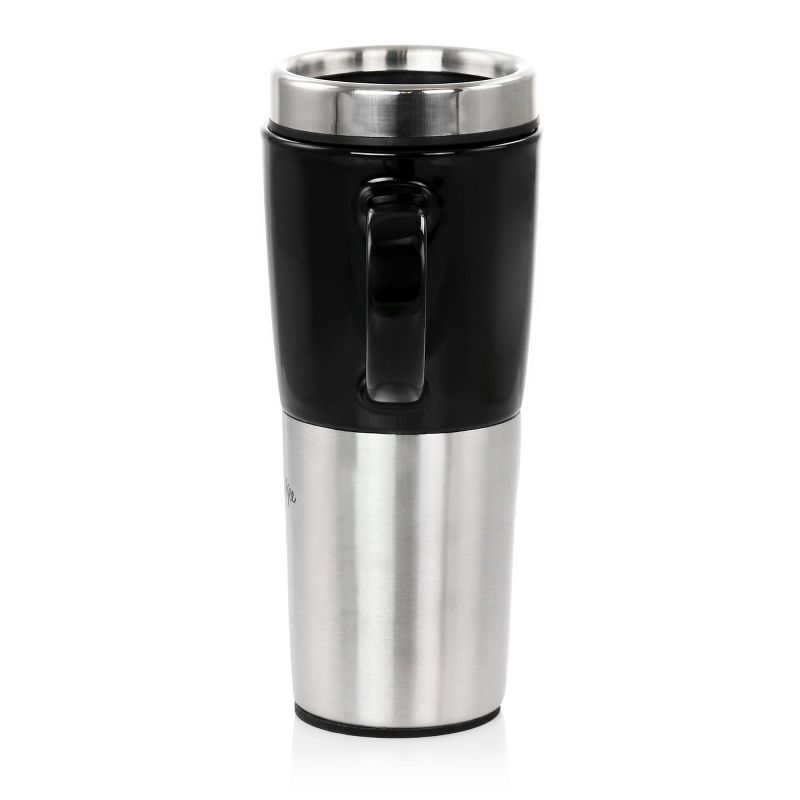 Mr. Coffee 16oz Stainless Steel and Stoneware Travel Mug, 2 of 10