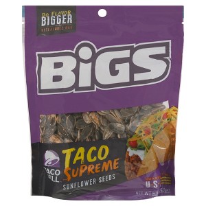 Bigs Sunflower Seeds Taco Bell Supreme - Case of 8 - 5.35 oz - 1 of 4