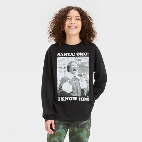 Santa i outlet know him sweater