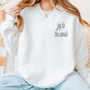 Simply Sage Market Embroidered Joy To The World Bold Cursive Sweatshirt - 3 of 4