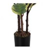 Monarch Specialties Artificial Plant 47 inch Tall Oak Tree Indoor Faux Fake Floor Greenery Potted Real Touch Decorative Green Leaves Black Pot - 3 of 4