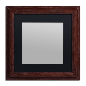Trademark Fine Art 11"x11" Heavy Duty Wood Frame with Black Mat - 1 of 3