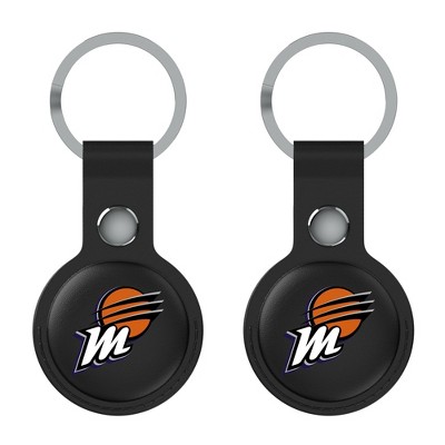 Keyscaper WNBA Insignia Black Airtag Holder 2-Pack
