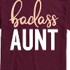 Men's - Instant Message - Badass Aunt Short Sleeve Graphic T-Shirt - 2 of 4