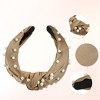Unique Bargains Women's Faux Pearl Decor Knotted Headband 1 Pc - 4 of 4