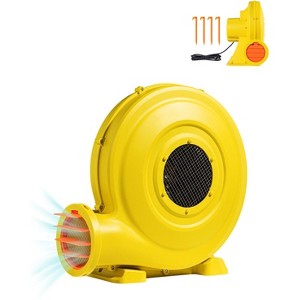 VEVOR Inflatable Blower, 750W&950W, 1.3 HP Bounce House Blower, Pump Commercial Air Blower for Inflatables, Yellow - 1 of 4
