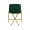 Meridian Furniture,Xavier Green Velvet Counter Stool - 2 of 4